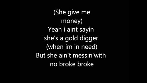 gold digger song lyrics|ray charles gold digger lyrics.